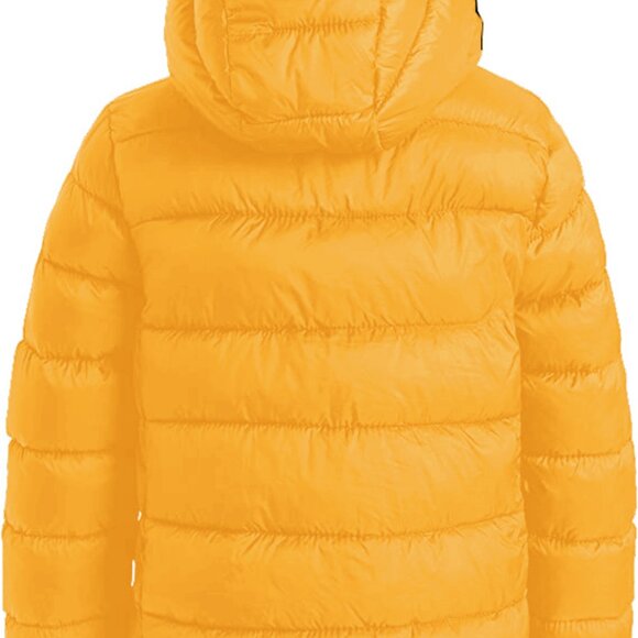 Lightweight Warm Kids Puffer Jacket with Hood Toddler Winter Coat Size 14 - Picture 2 of 2